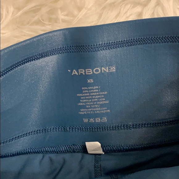 CARBON38 High Rise 7/8 Legging Takara Shine Spruce - Picture 6 of 7